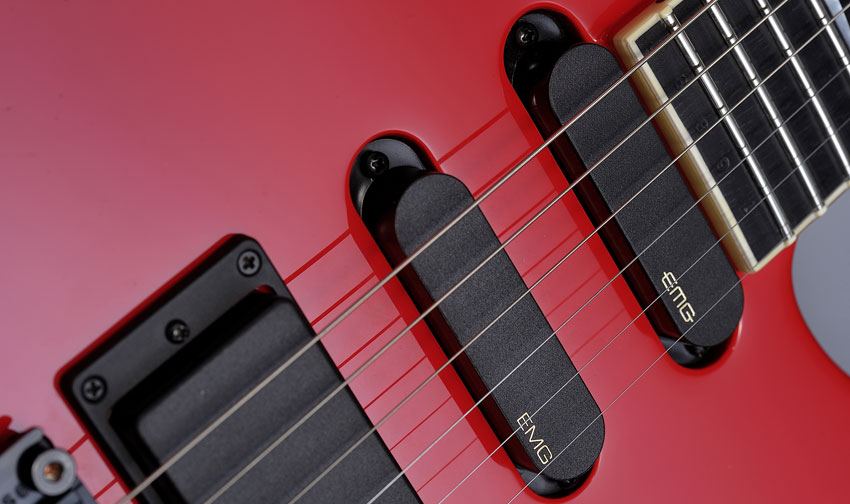 The '84 model used Jackson active pickups, but EMGs are the choice here