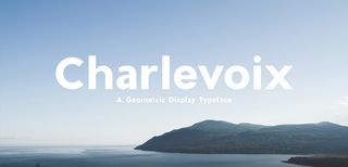 Free font: Charlevoix