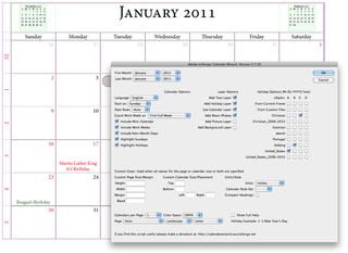 Calendar Wizard takes the hassle out of calendar creation
