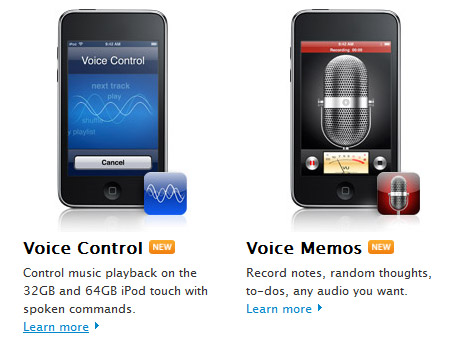 Speak up - iPod touch now comes with a mic