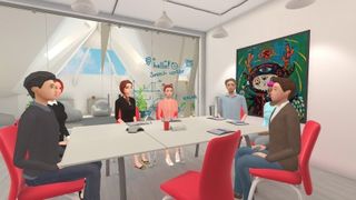 Speech Center VR board room