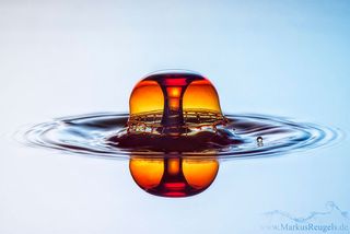 water drop photography