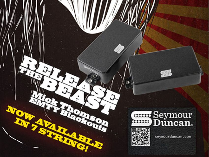 Seymour Duncan reveals 7-string Mick Thomson Blackout pickups