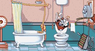 Don't play in the toilet, Roger! That's where the script of Space Jam came from.