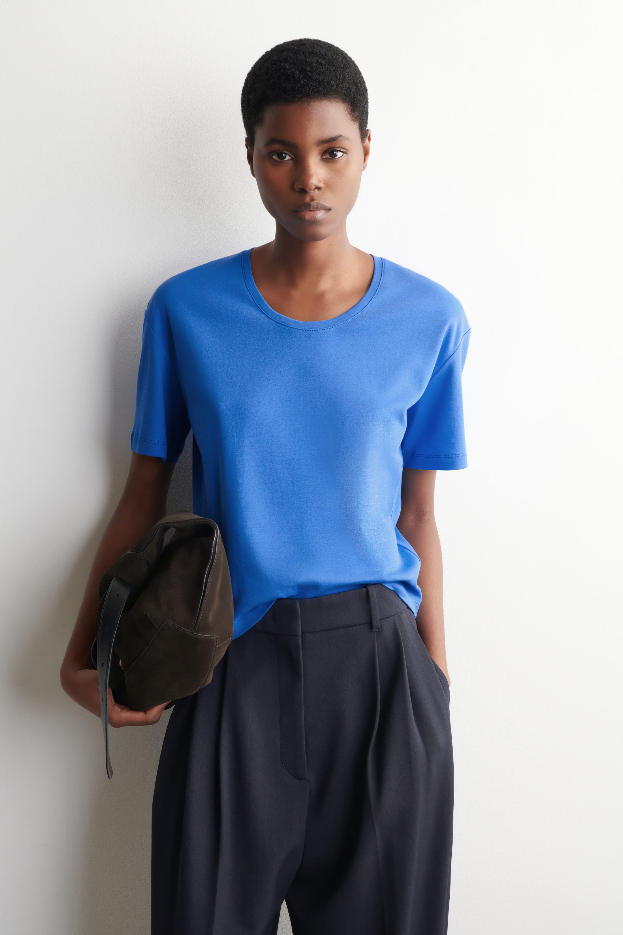 cos, Scoop-Neck Cotton T-Shirt
