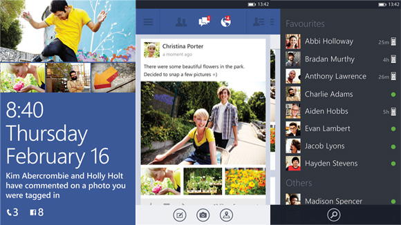 Windows Phone 8 Facebook official