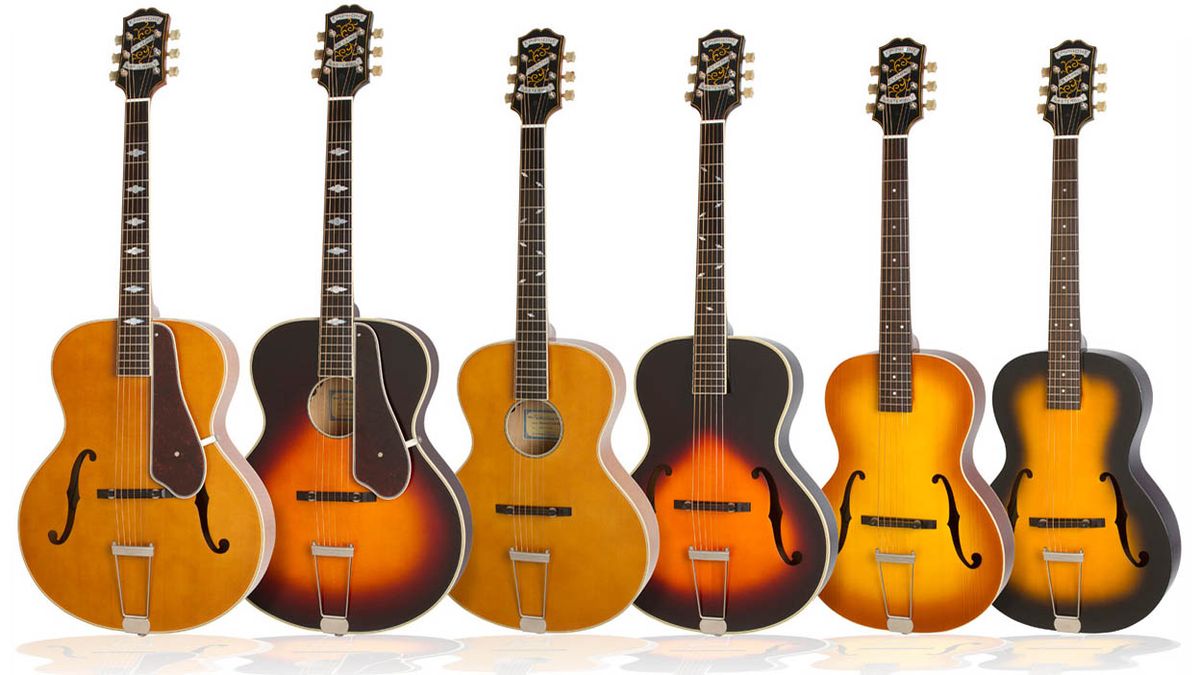 Epiphone unveils Masterbilt Century Acoustic Archtop guitars