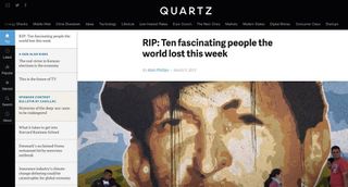 Quartz blurs the lines between website and app, and it's all powered by WordPress
