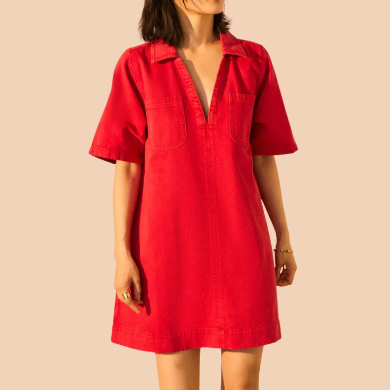 Image of red dress