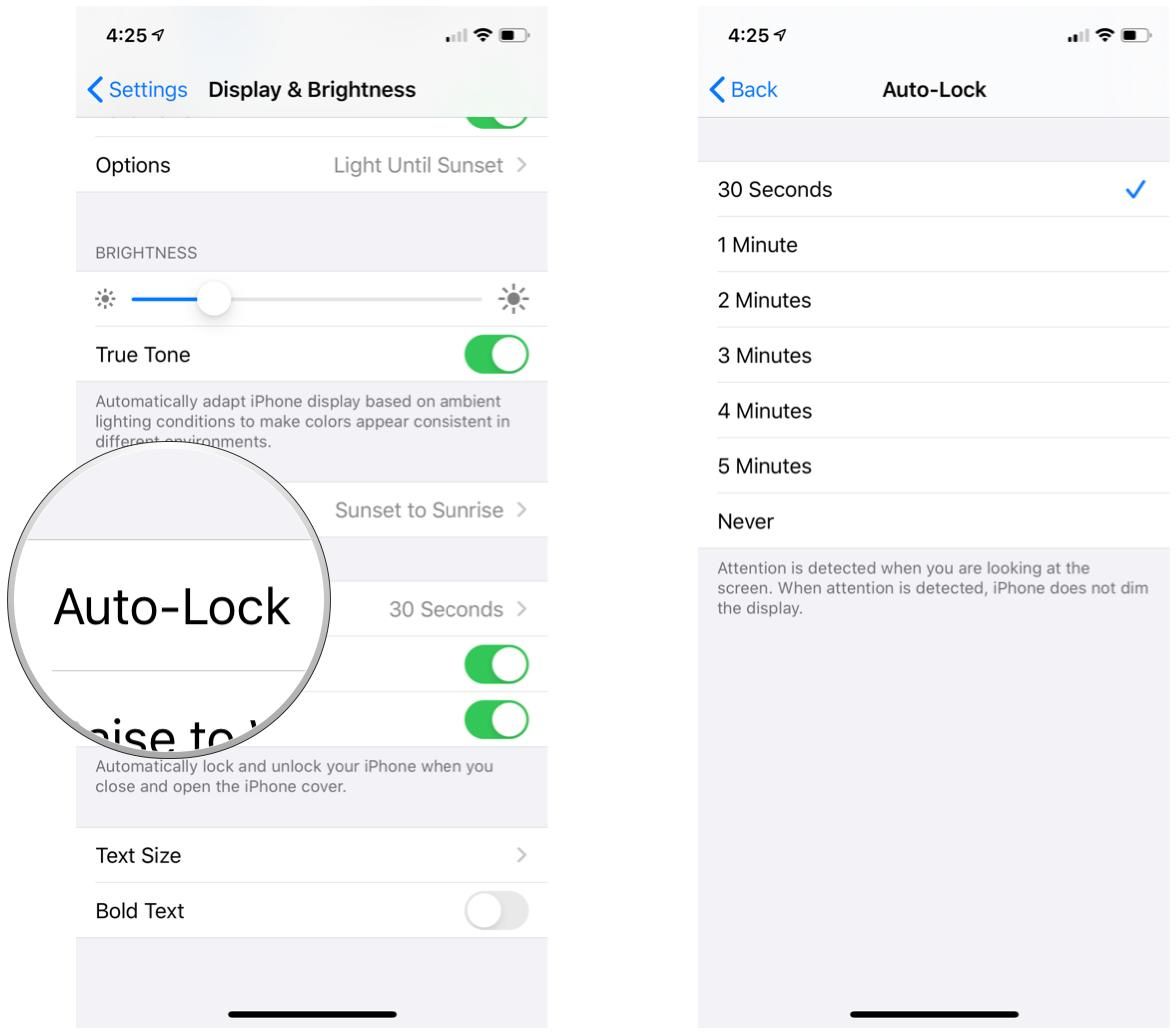 How to fix a dimmed AutoLock setting on iPhone iMore