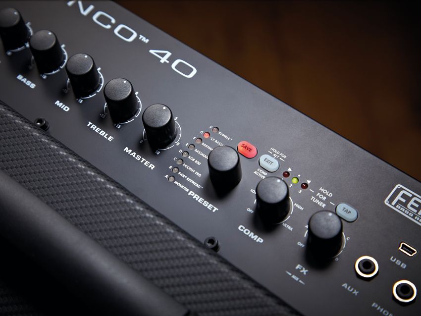 Amp model presets will be a novel and welcome addition for most bass players.