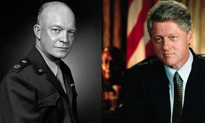 Presidents Eisenhower, Clinton
