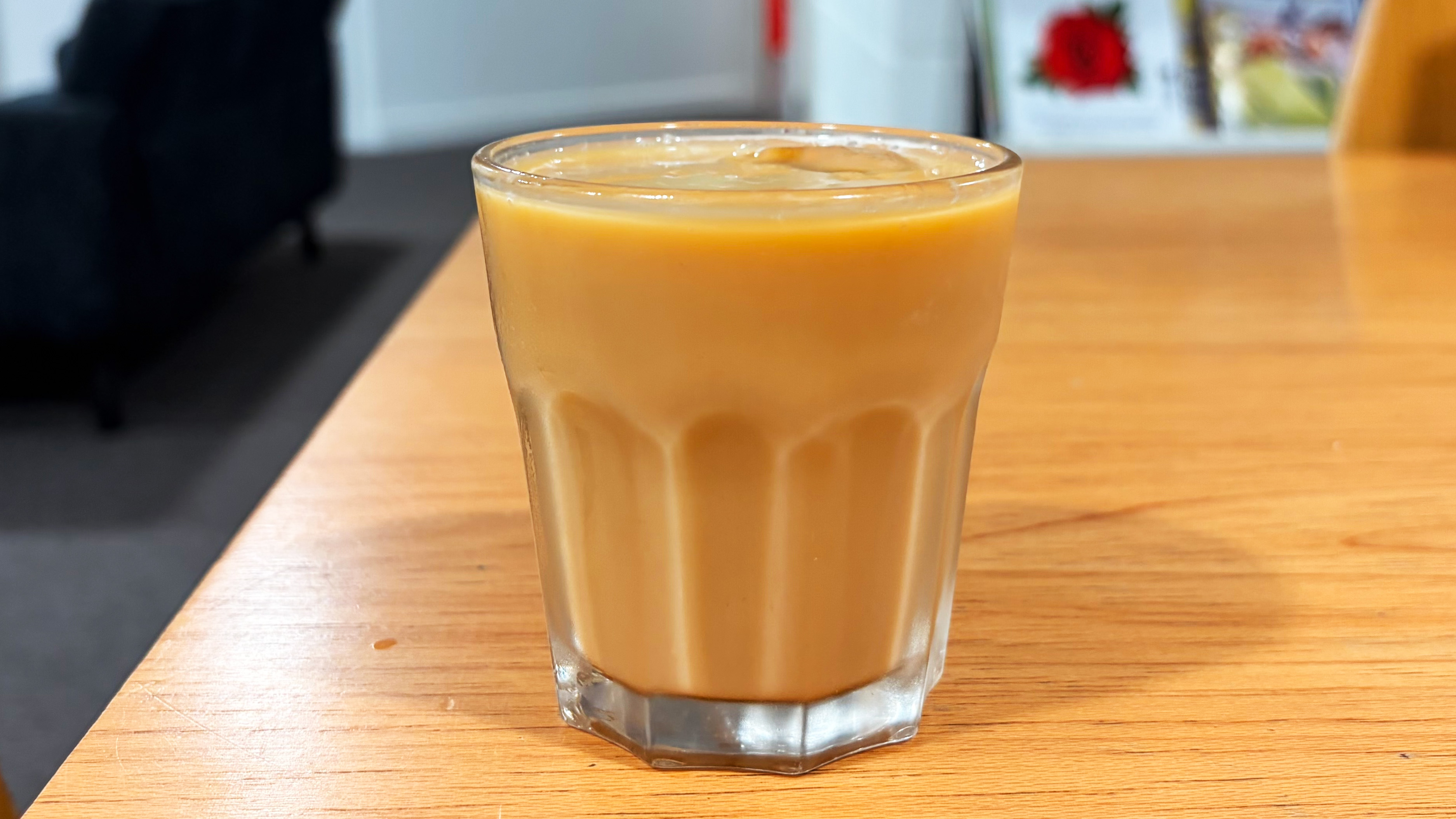 a photo of a cold foam cold brew made on the ninja autobarista pro