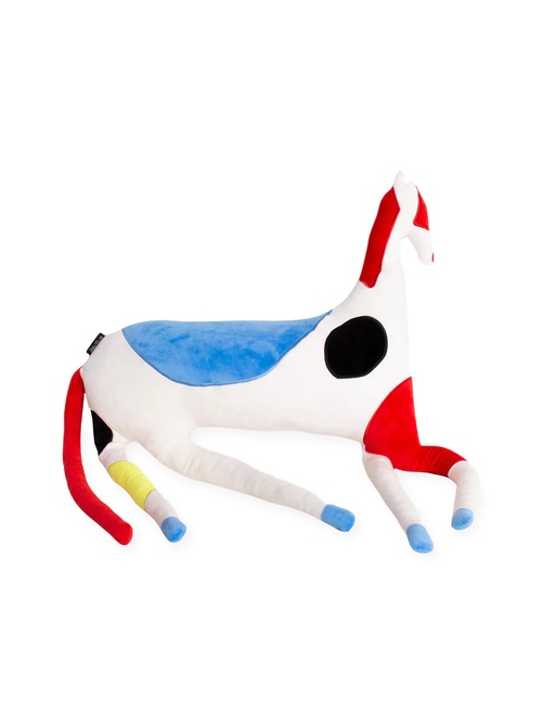 Abstract Horse Throw Pillow
