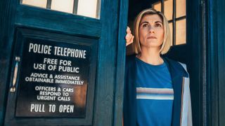 Jodie Whittaker and the TARDIS