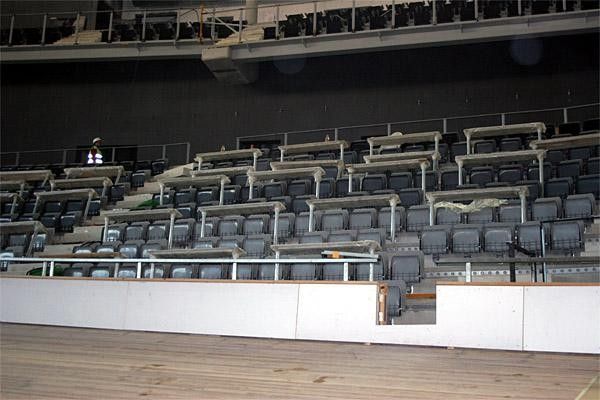 This will be the TV and radio commentary area during the world championships and other events