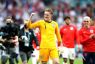 Jordan Pickford has been in fine form for England this year.