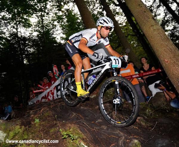 Manuel Fumic (Germany) crashed many times