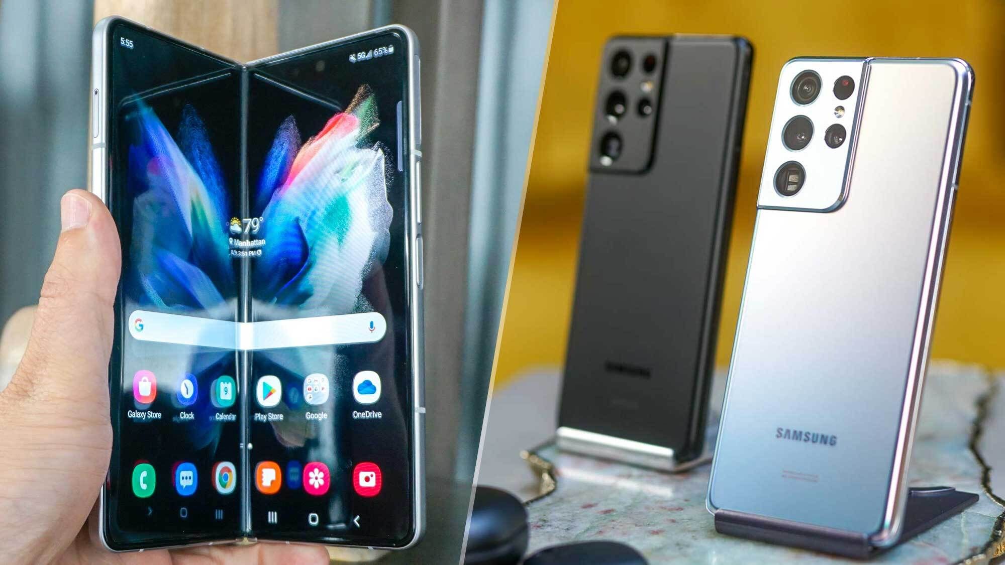 Samsung Galaxy Z Fold 3 vs. Galaxy S21 Ultra: which is the