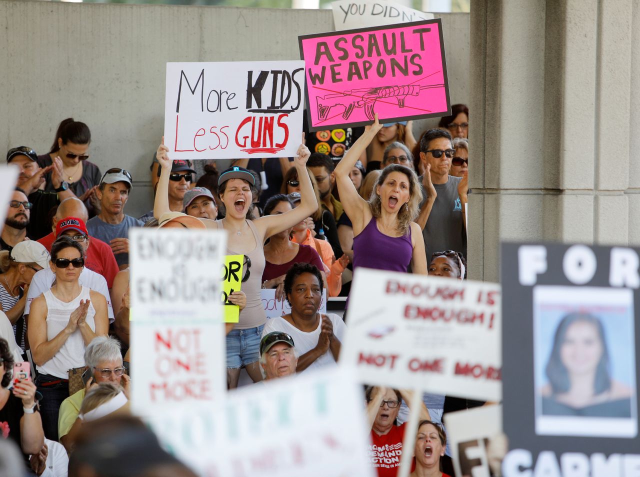 A protest against guns. 