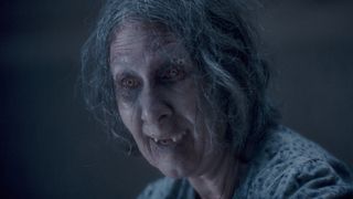 Maude Davey's Polly as a Deadite in Evil Dead Burn