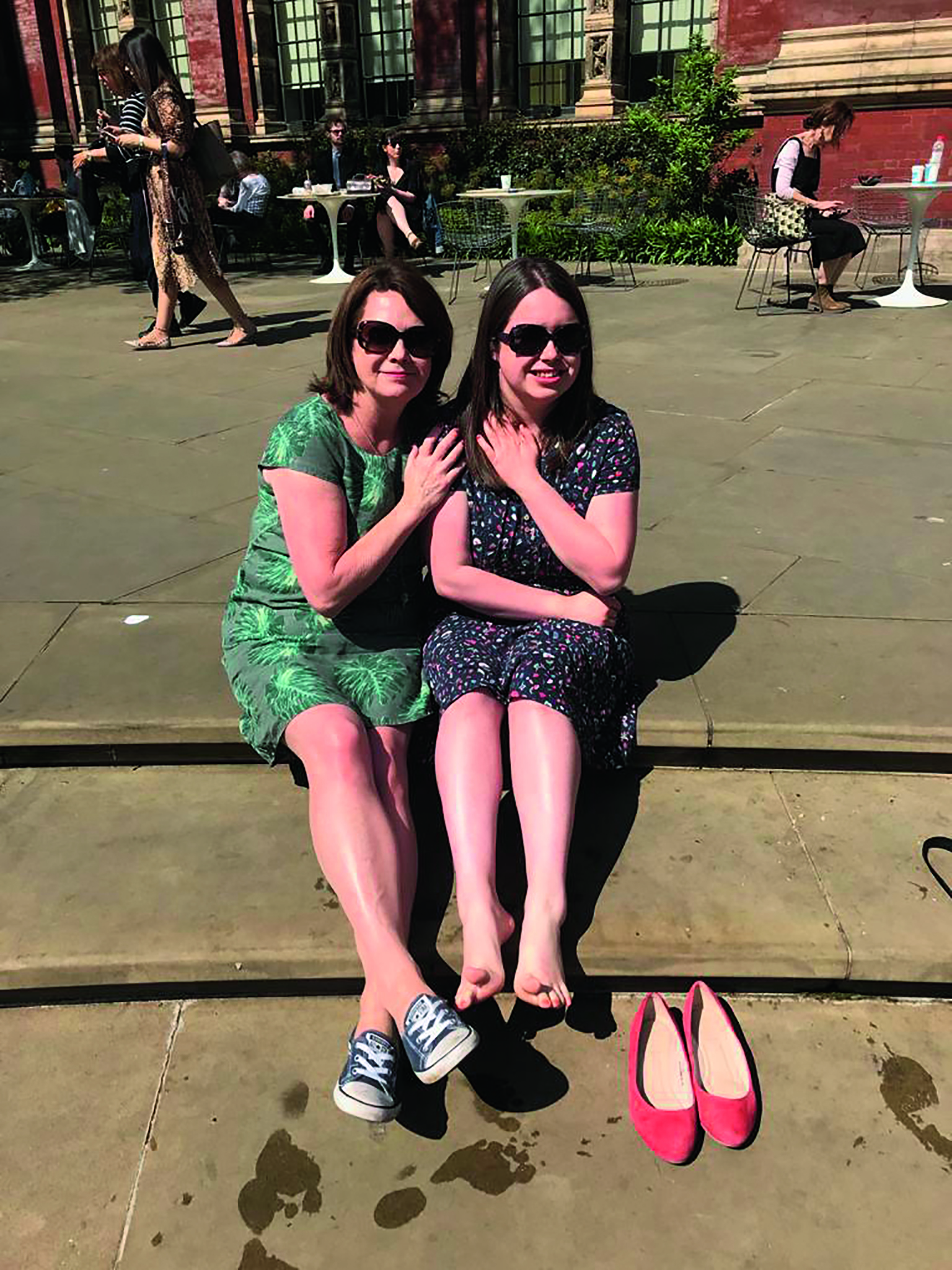 Lucy with mum Bridget