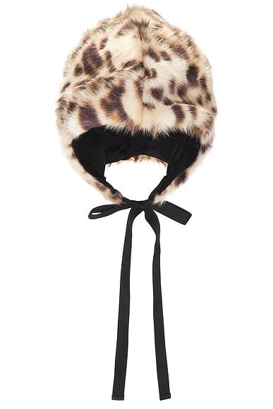 Faux Fur Lynx Headdress