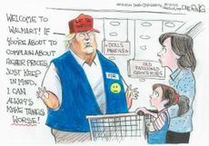 Political cartoon