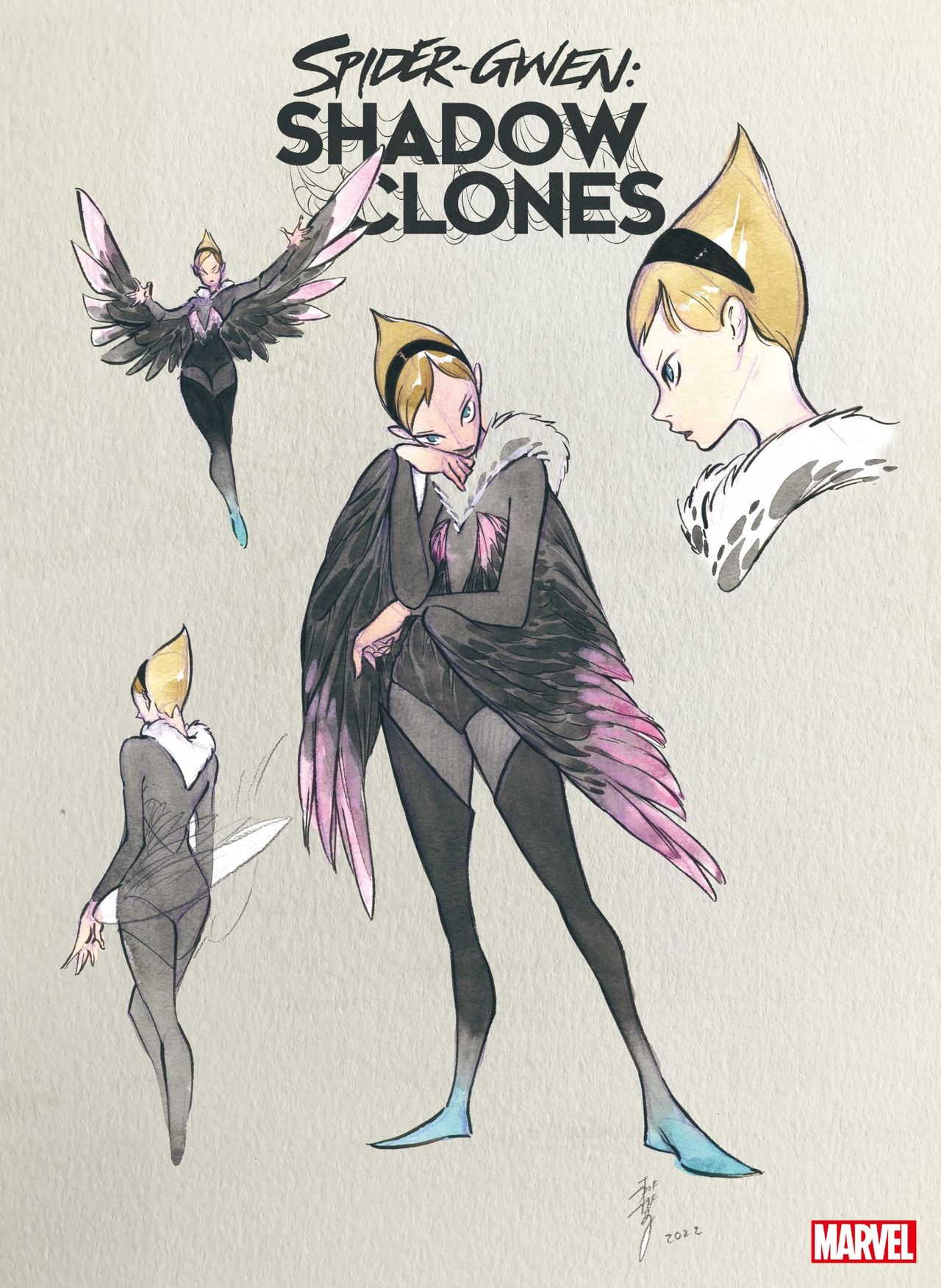 Spider-Gwen: Shadow Clones Peach Momoko variant covers