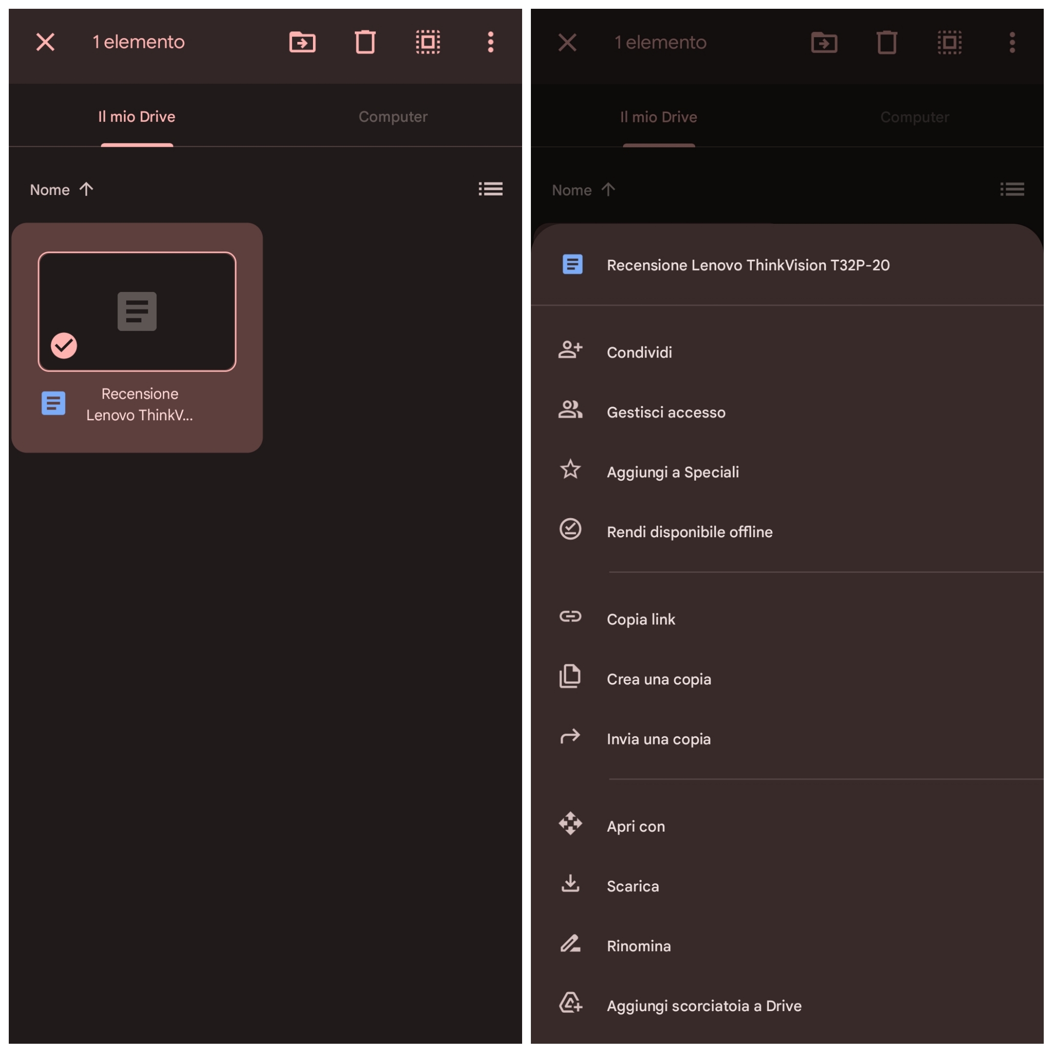 Google Drive Screenshot