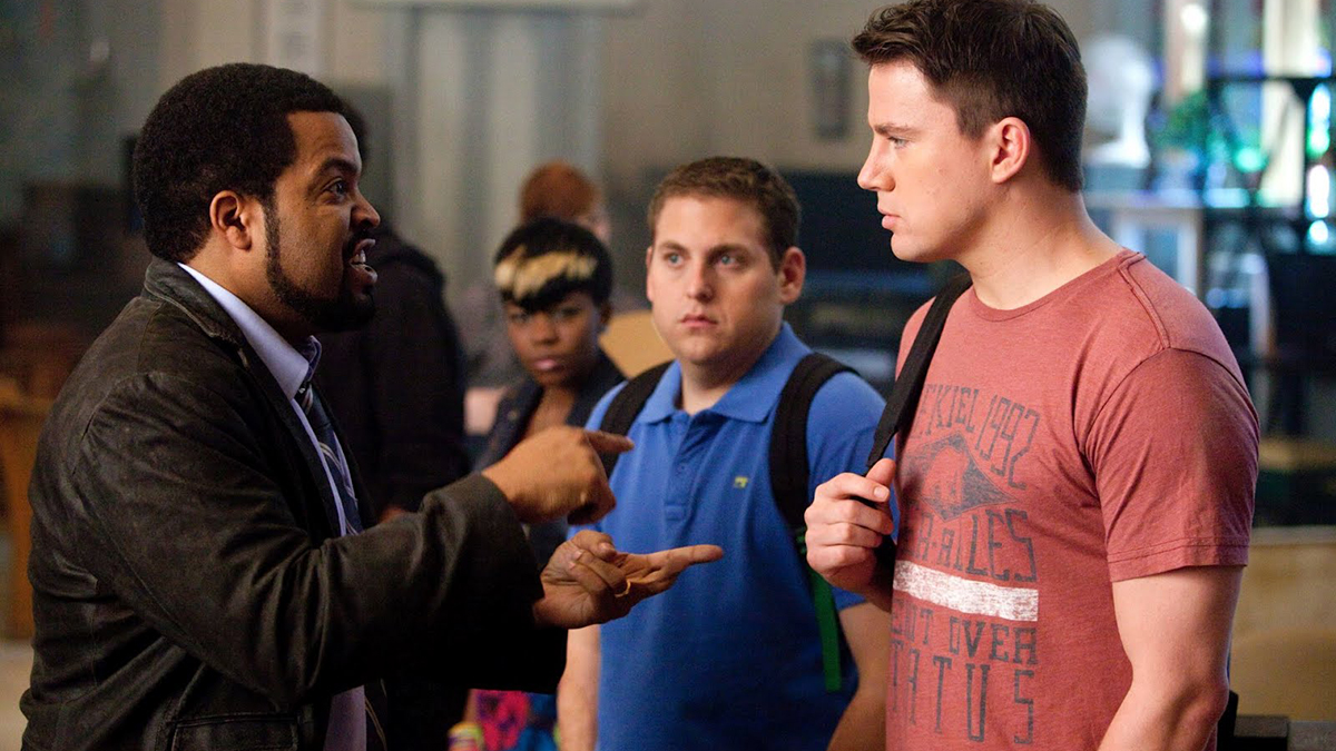 Johnah Hill and Channing Tatum in 21 Jump Street