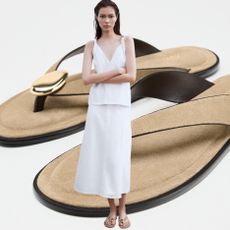 Zara suede sandals 