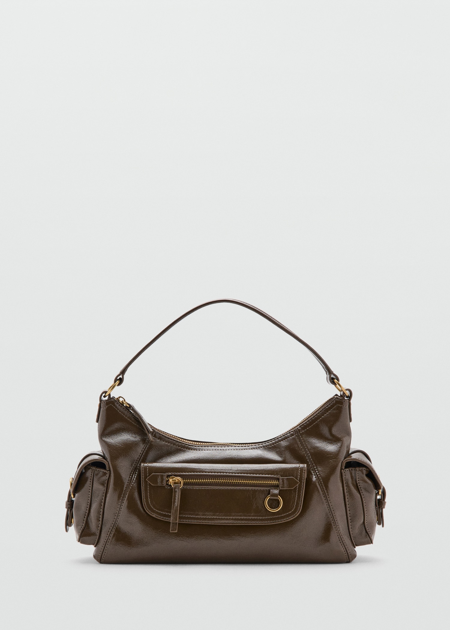 Shoulder Bag With Pockets - Women | Mango Usa