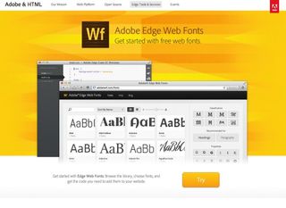 Adobe's Edge Web Fonts offers thousands of web-ready fonts that are completely free to use