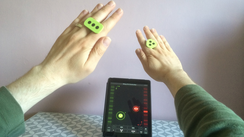 The iRing is at its most useful when set up to control parameters of your favourite iOS or Mac music software.