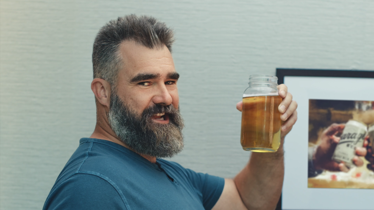 Jason Kelce-led marketing campaign asks beer drinkers to send their pee to AI data centers — Liquid Death and Garage Beer skit claims 'AI data centers waste millions of gallons of water'