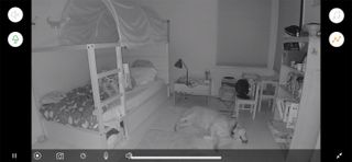 Arlo’s night vision is pretty good, and the viewing angle can be adjusted from 90 to 130 degrees. The camera is fixed, but it’s easy to point it where you need it to go.