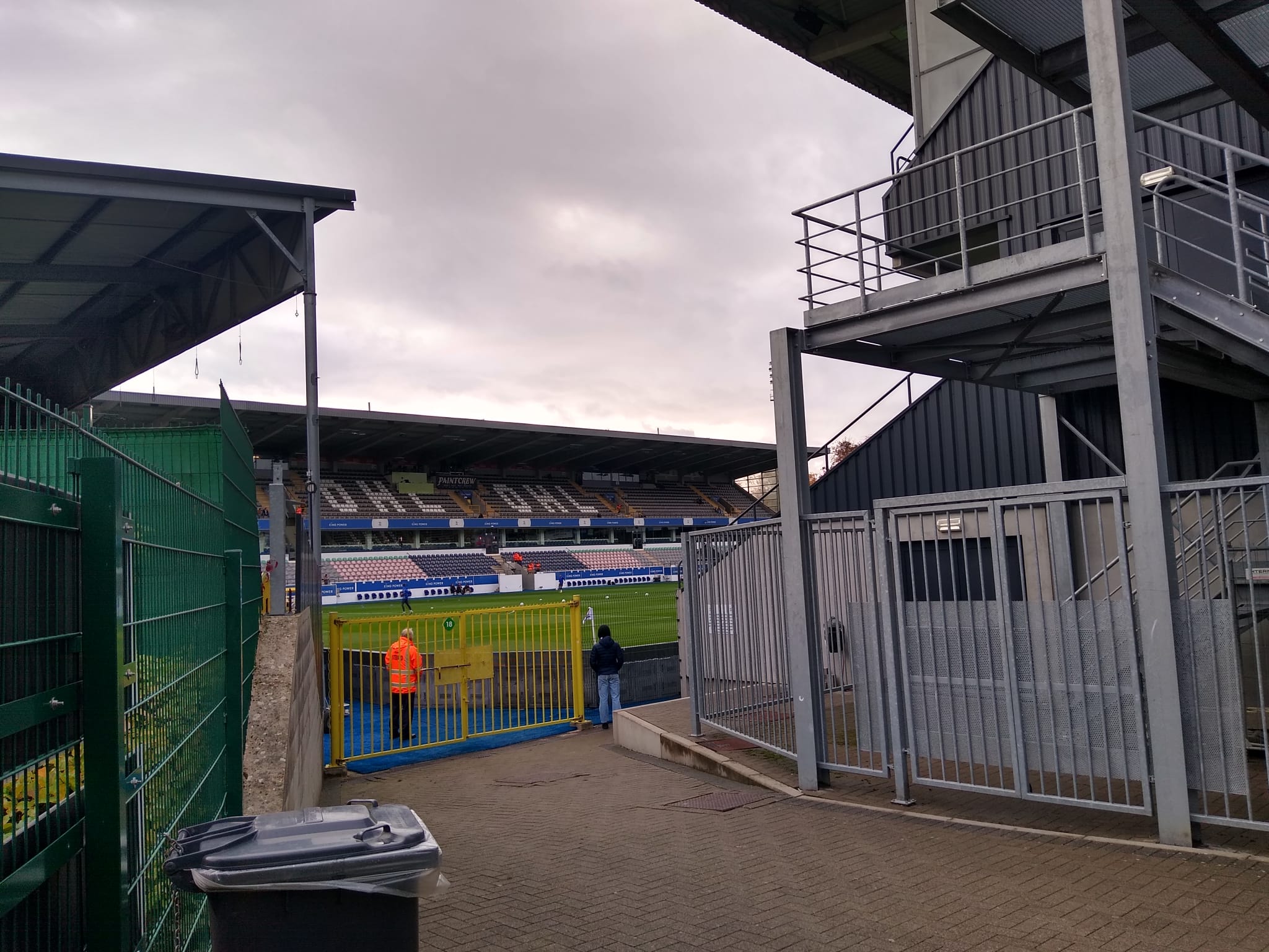 A view inside OH Leuven&#039;s Den Dreef Stadium