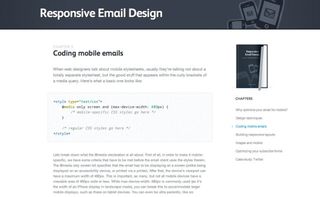 Campaign Monitor has extensive resources on responsive email code