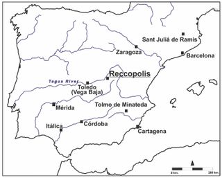 Reccopolis is located on the Tagus River in Spain.