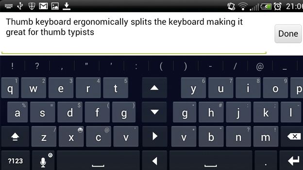 Thumb Keyboard