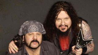 Pantera drummer Vinnie Paul and guitarist Dimebag Darrell