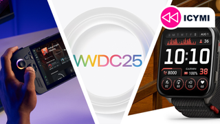 The Xbox Rog Ally, WWDC logo and Garmin watch