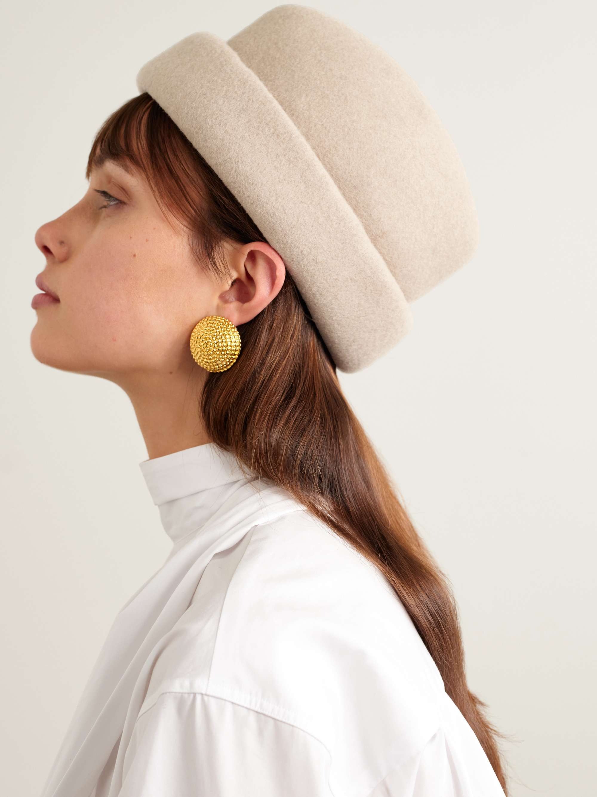 GIGI BURRIS, Sharina Wool-Felt Beret