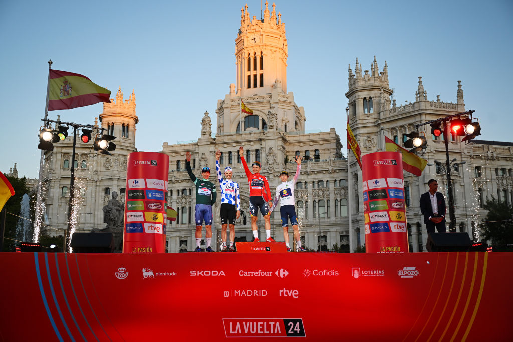 The final jersey winners of the 2024 Vuelta a España