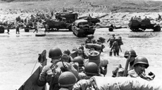 American troops land at Omaha Beach in Normandy