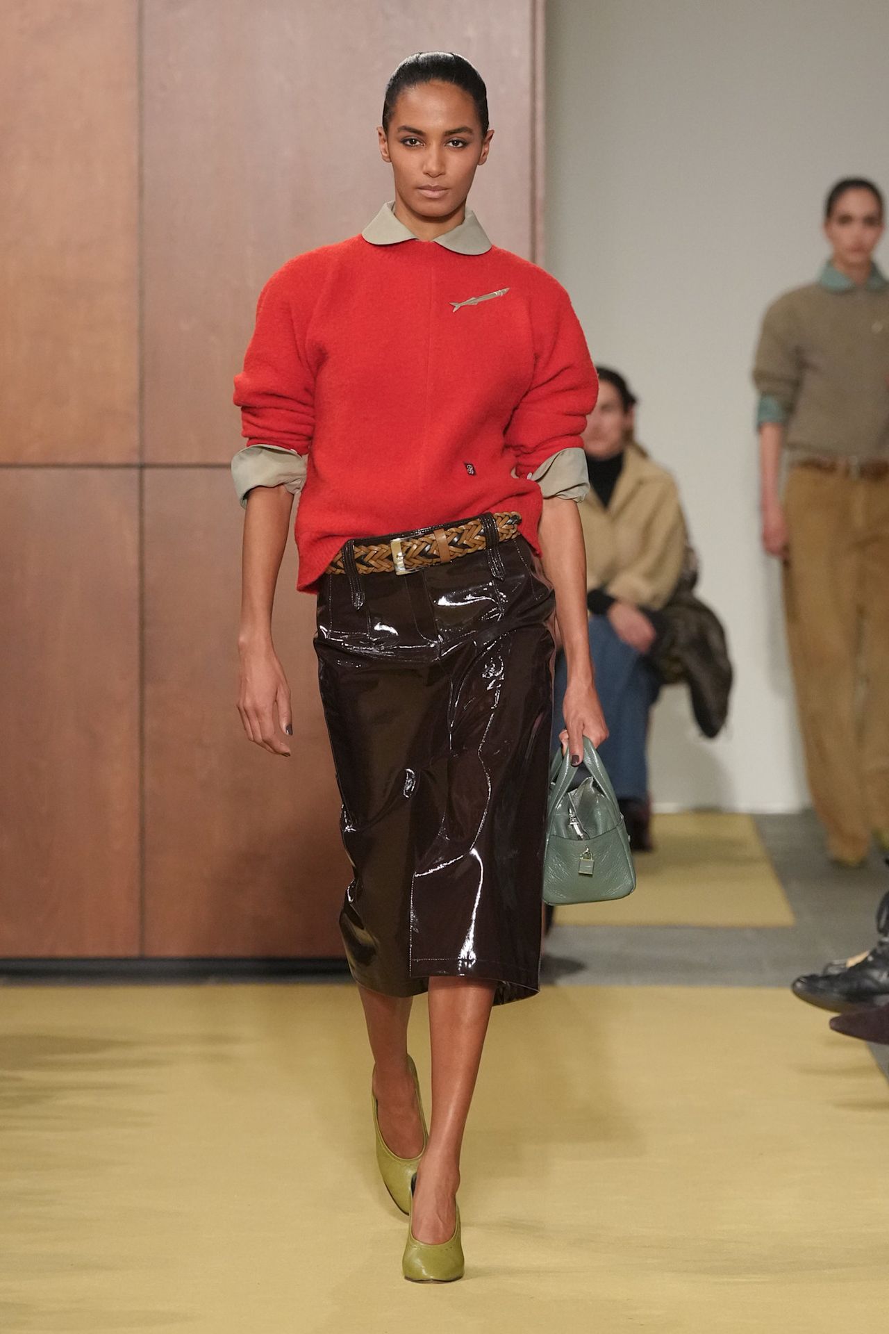 models on the Fall 2026 Tory Burch fashion show runway