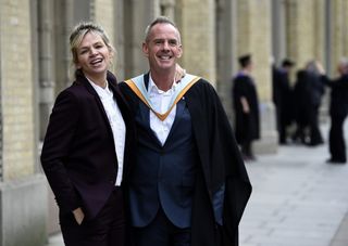 Zoe Ball with her husband Norman Cook, the DJ and producer Fatboy Slim
