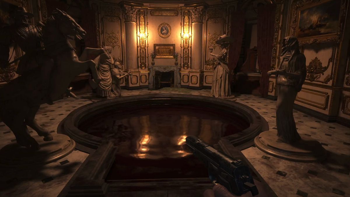 Conqueror tonight Premise Resident Evil Village blood pool statue puzzle solution | GamesRadar+