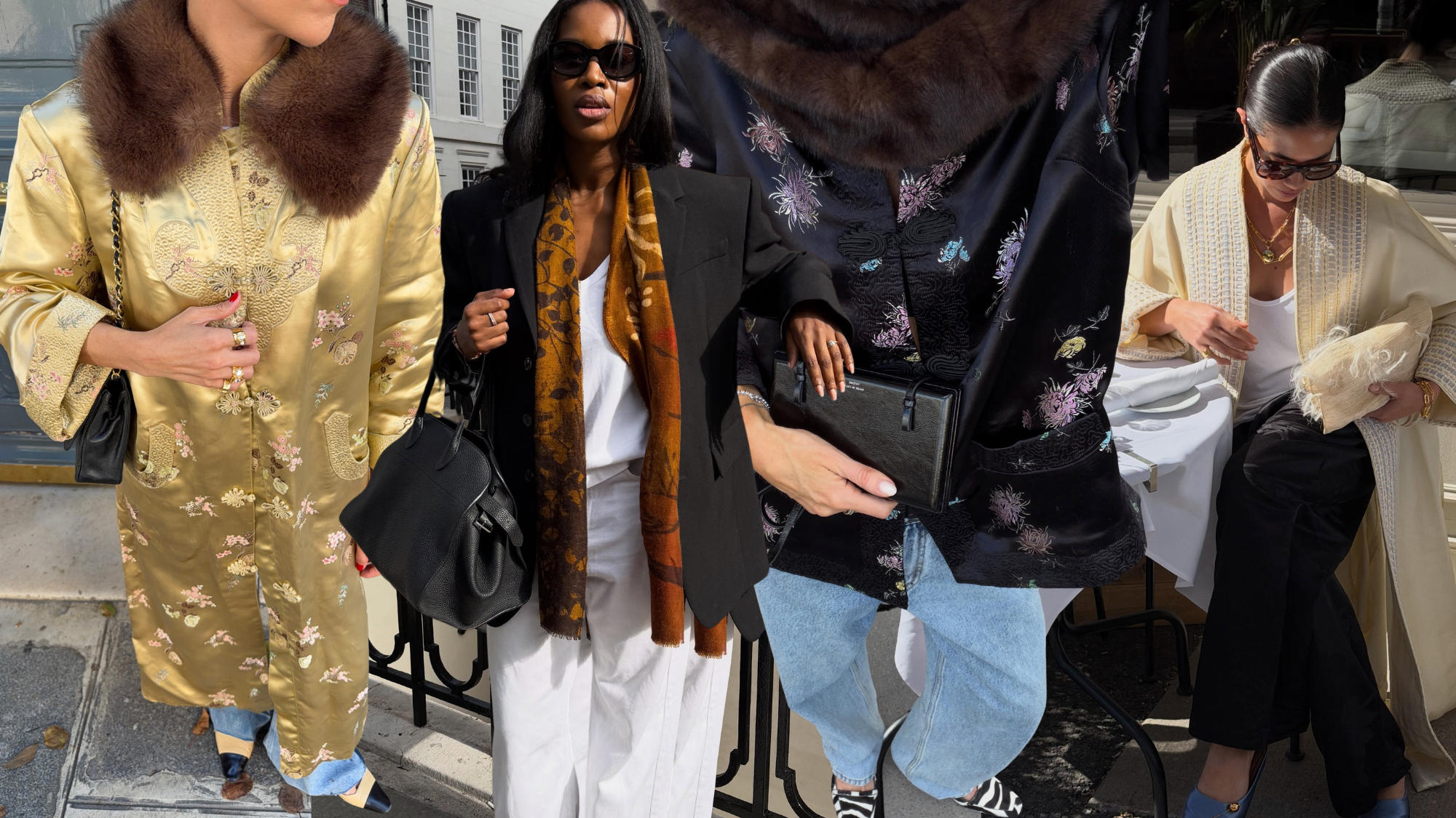 A collage of the biggest It girl trends for winter 2026.